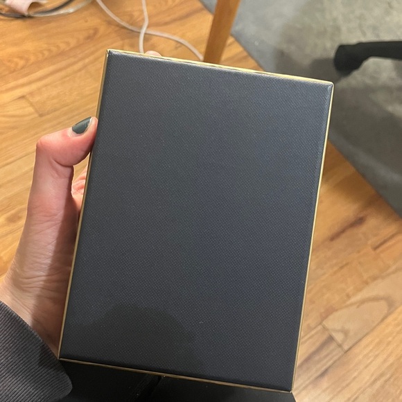 Aspinal of London Small Essential Flat Pouch Blac Croc Embossed 4 x 5.5 NIB - Picture 6 of 6